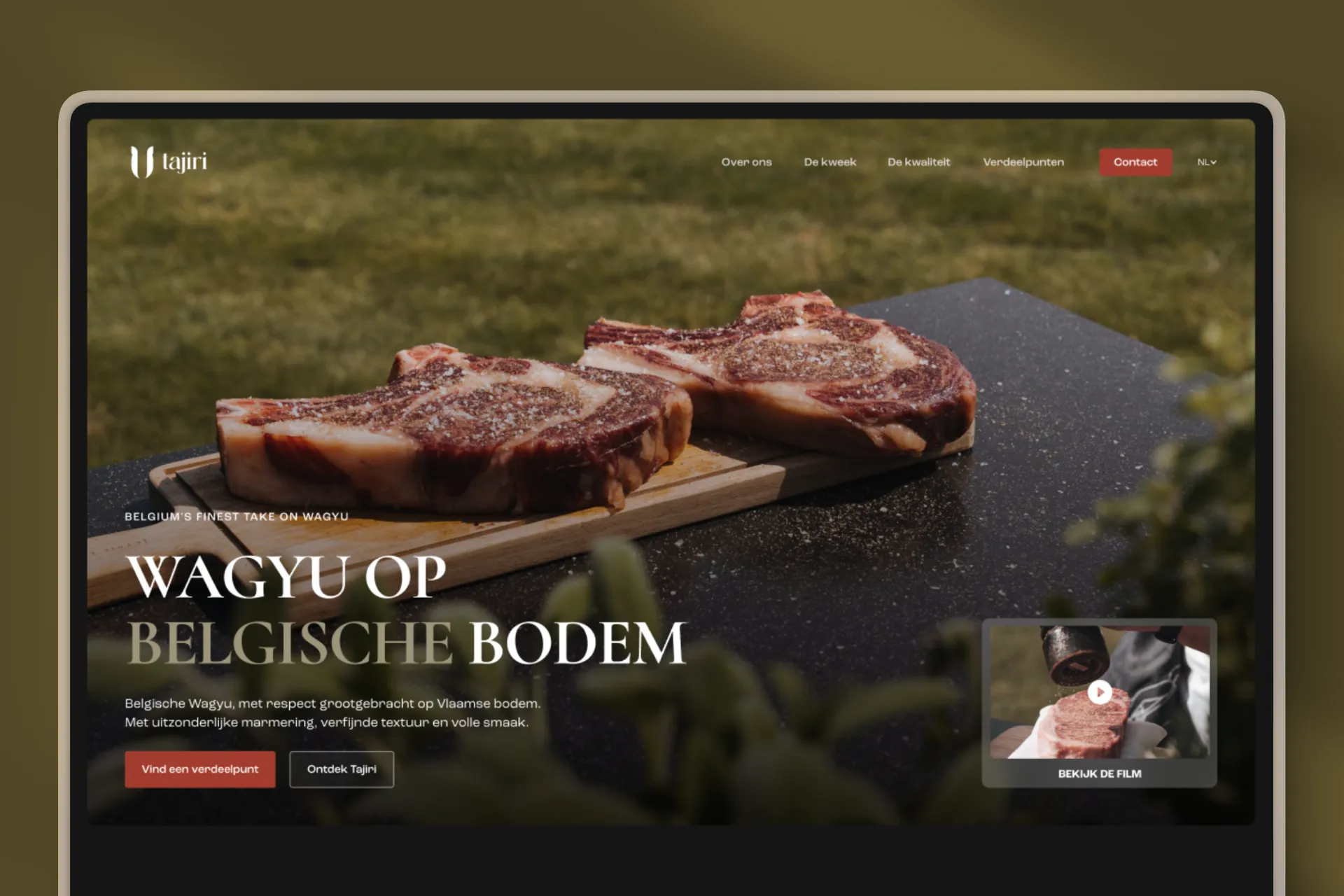 Website van Tajiri